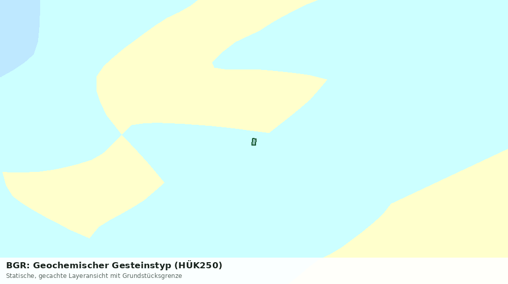 Statische Kartenansicht: BGR: Geochemischer Gesteinstyp (HÜK250)