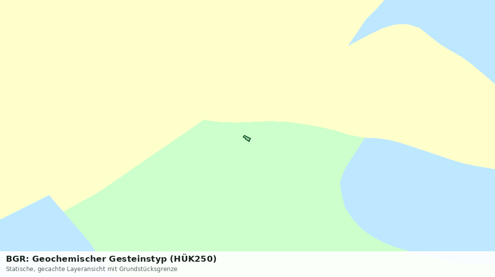 Statische Kartenansicht: BGR: Geochemischer Gesteinstyp (HÜK250)