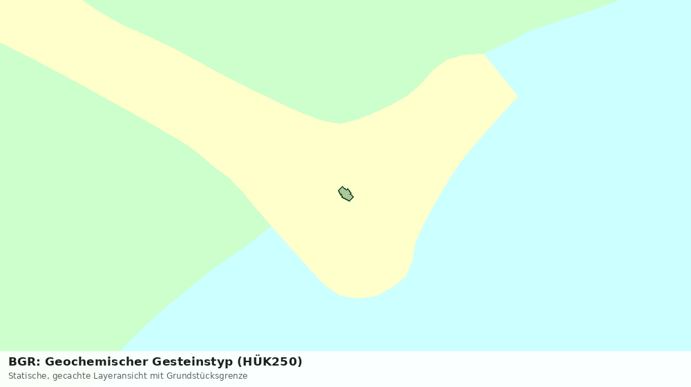 Statische Kartenansicht: BGR: Geochemischer Gesteinstyp (HÜK250)