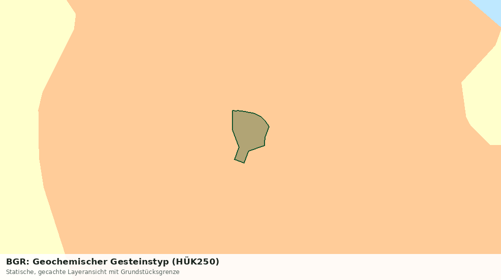 Statische Kartenansicht: BGR: Geochemischer Gesteinstyp (HÜK250)