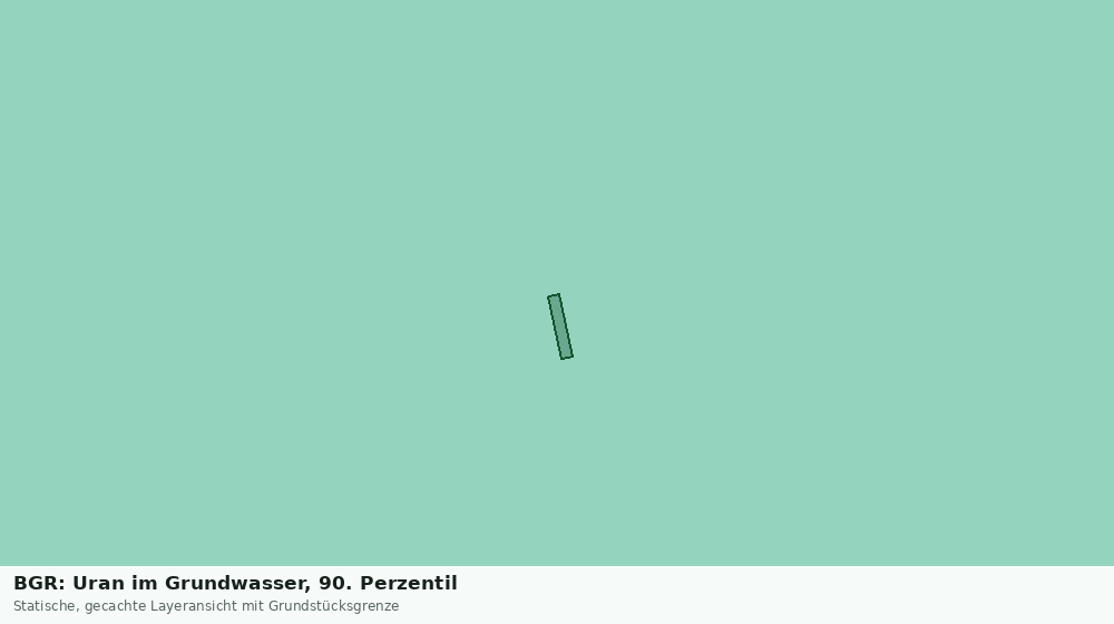 Statische Kartenansicht: BGR: Uran im Grundwasser, 90. Perzentil