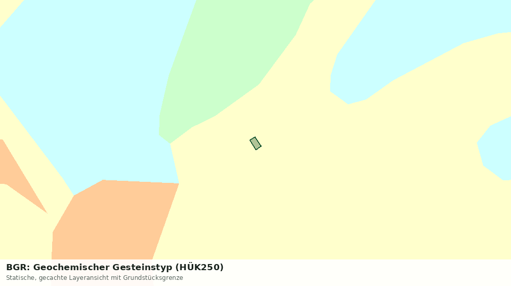 Statische Kartenansicht: BGR: Geochemischer Gesteinstyp (HÜK250)