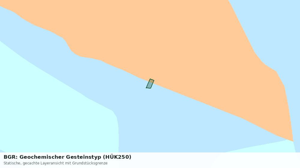 Statische Kartenansicht: BGR: Geochemischer Gesteinstyp (HÜK250)