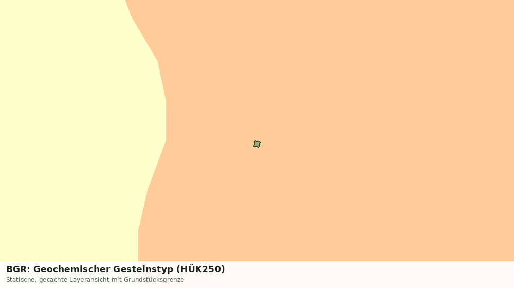 Statische Kartenansicht: BGR: Geochemischer Gesteinstyp (HÜK250)