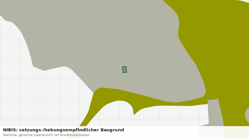 Statische Kartenansicht: NIBIS: setzungs-/hebungsempfindlicher Baugrund