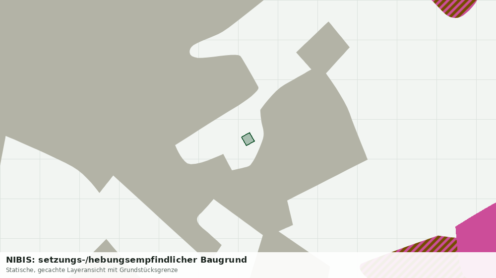 Statische Kartenansicht: NIBIS: setzungs-/hebungsempfindlicher Baugrund
