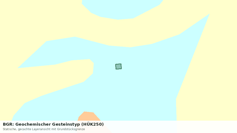 Statische Kartenansicht: BGR: Geochemischer Gesteinstyp (HÜK250)