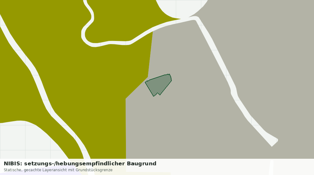 Statische Kartenansicht: NIBIS: setzungs-/hebungsempfindlicher Baugrund