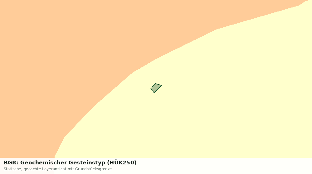 Statische Kartenansicht: BGR: Geochemischer Gesteinstyp (HÜK250)