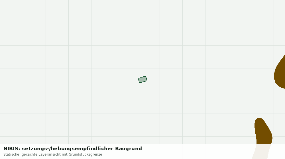 Statische Kartenansicht: NIBIS: setzungs-/hebungsempfindlicher Baugrund