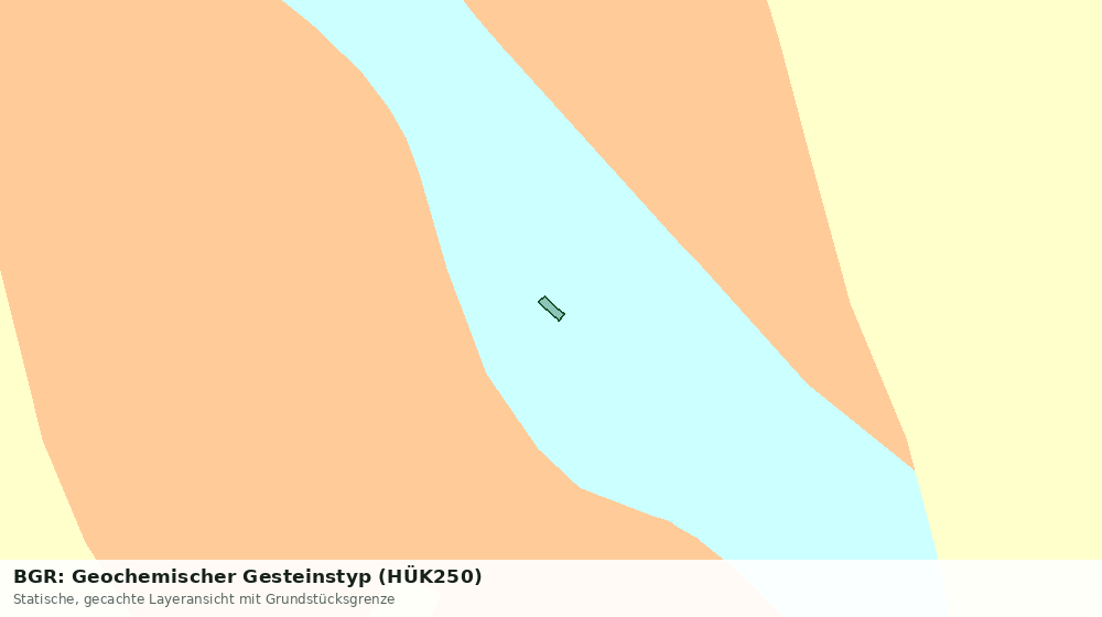 Statische Kartenansicht: BGR: Geochemischer Gesteinstyp (HÜK250)