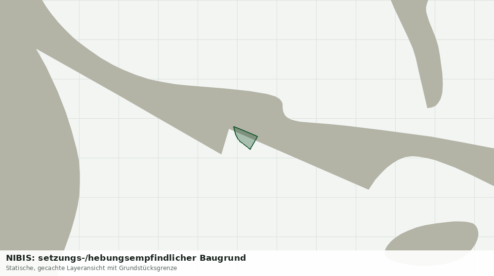 Statische Kartenansicht: NIBIS: setzungs-/hebungsempfindlicher Baugrund