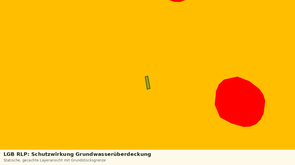 Statische Kartenansicht: LGB RLP: Schutzwirkung Grundwasserüberdeckung