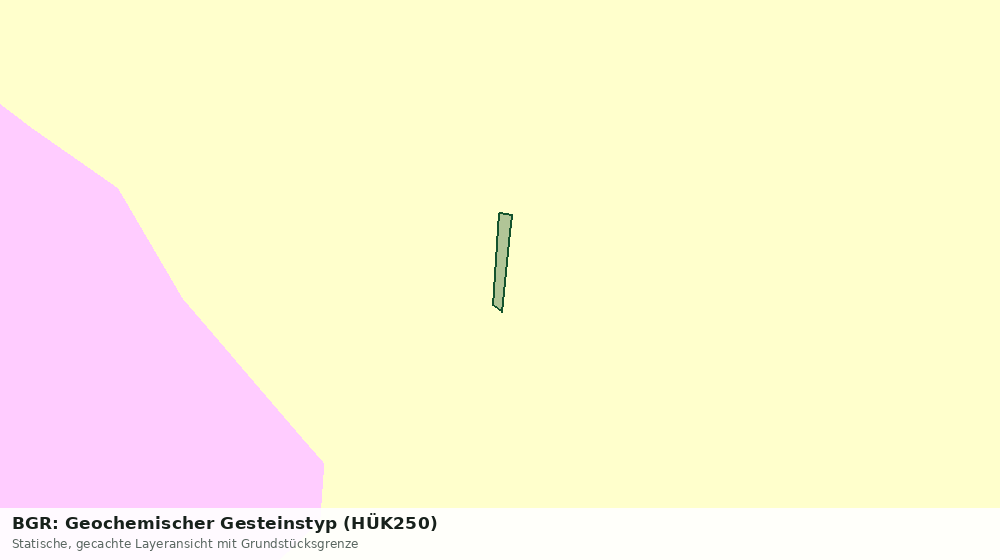 Statische Kartenansicht: BGR: Geochemischer Gesteinstyp (HÜK250)