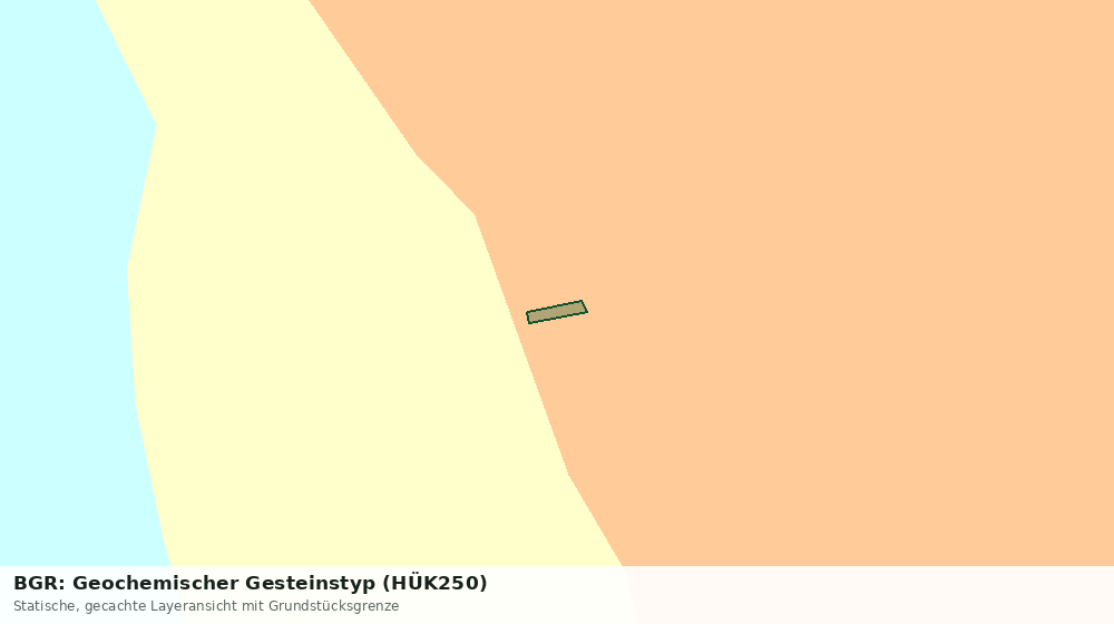 Statische Kartenansicht: BGR: Geochemischer Gesteinstyp (HÜK250)