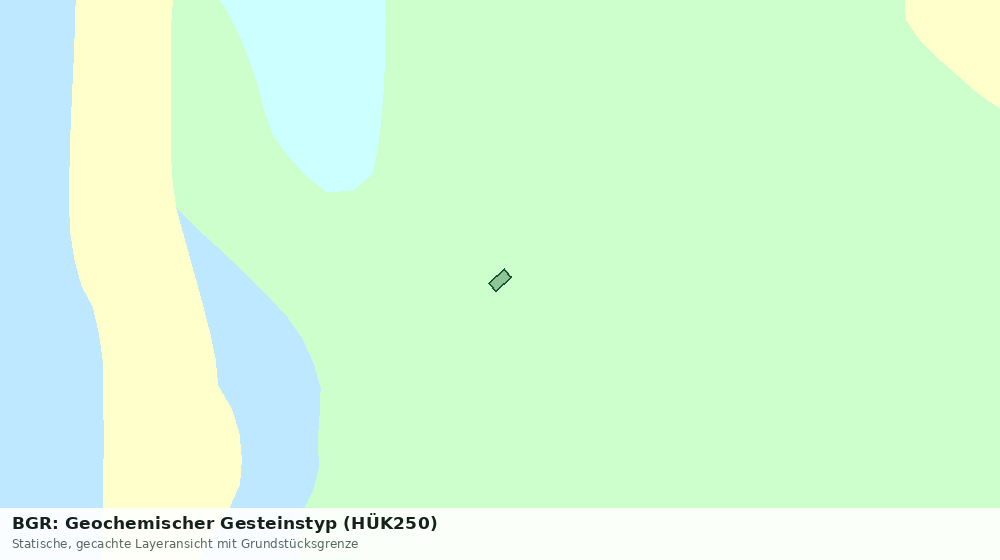 Statische Kartenansicht: BGR: Geochemischer Gesteinstyp (HÜK250)