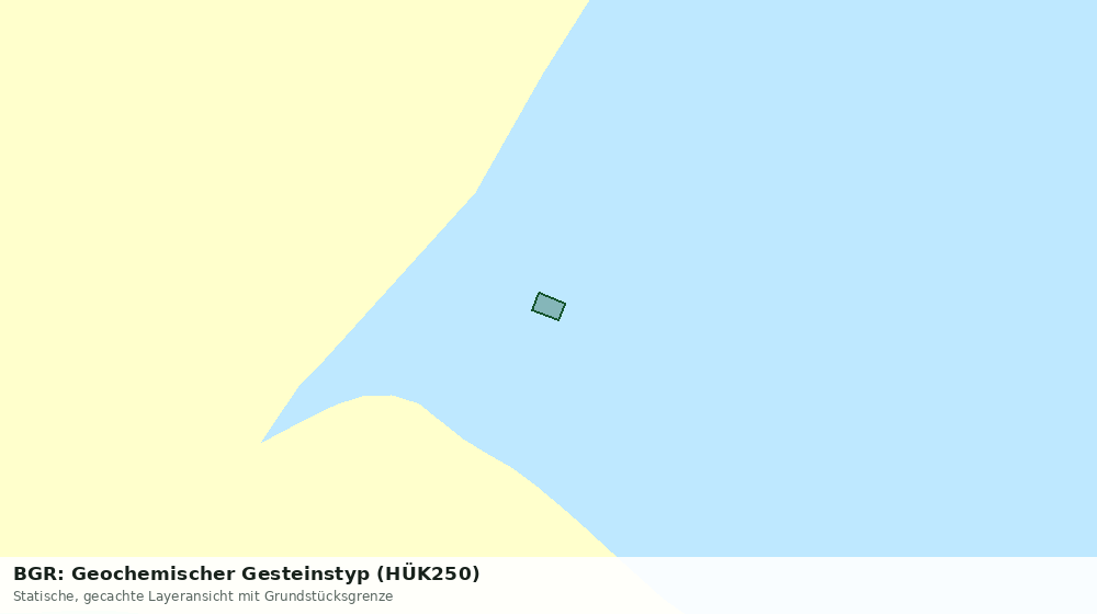 Statische Kartenansicht: BGR: Geochemischer Gesteinstyp (HÜK250)
