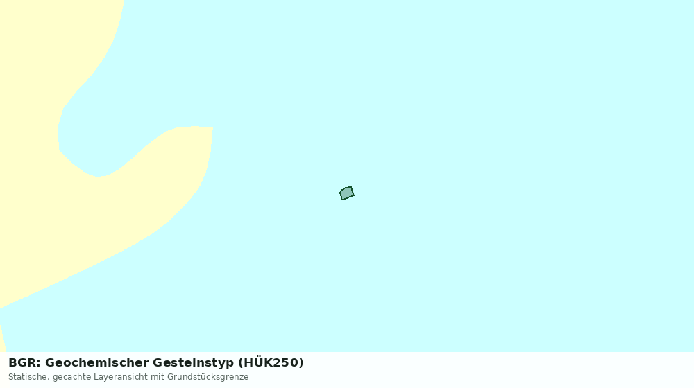Statische Kartenansicht: BGR: Geochemischer Gesteinstyp (HÜK250)