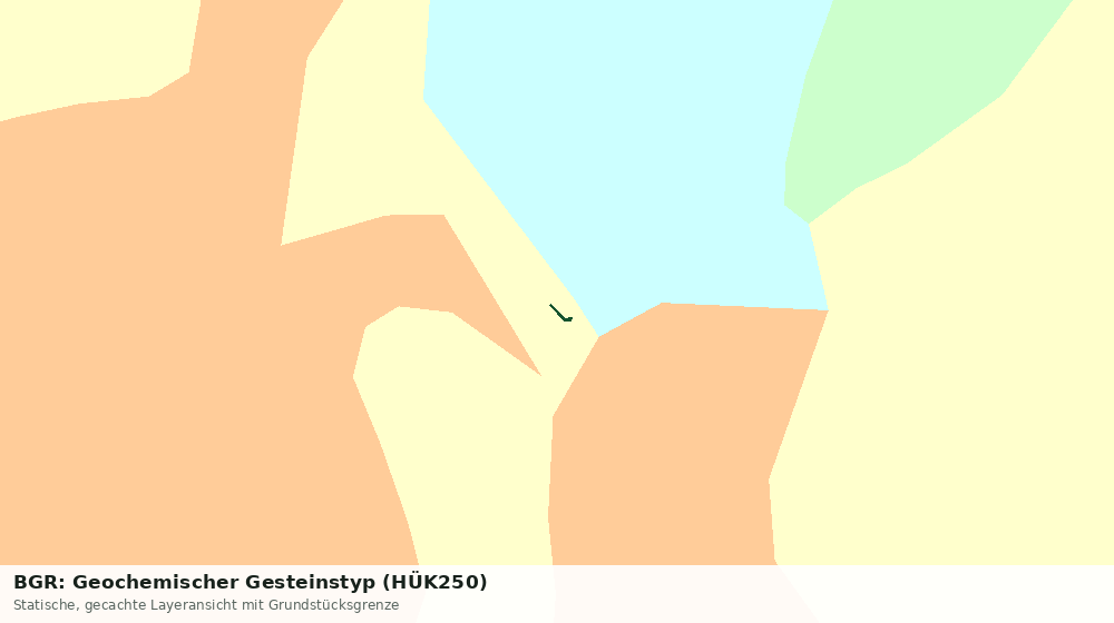 Statische Kartenansicht: BGR: Geochemischer Gesteinstyp (HÜK250)