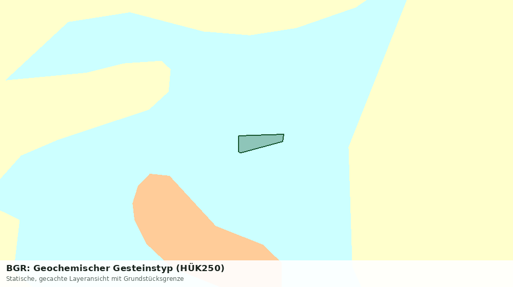 Statische Kartenansicht: BGR: Geochemischer Gesteinstyp (HÜK250)