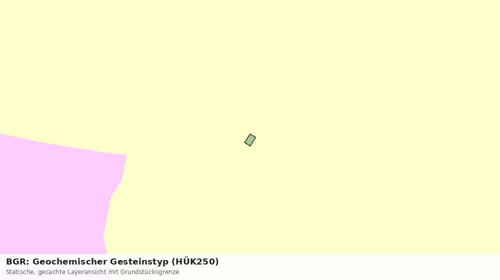 Statische Kartenansicht: BGR: Geochemischer Gesteinstyp (HÜK250)