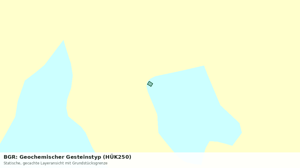 Statische Kartenansicht: BGR: Geochemischer Gesteinstyp (HÜK250)