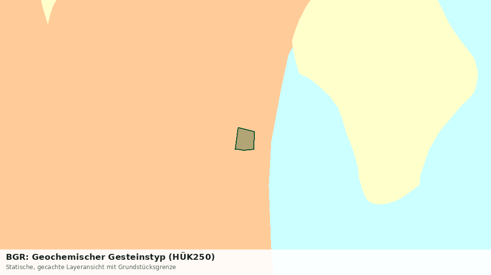 Statische Kartenansicht: BGR: Geochemischer Gesteinstyp (HÜK250)