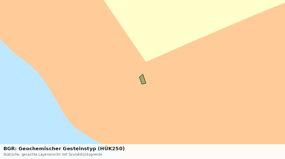Statische Kartenansicht: BGR: Geochemischer Gesteinstyp (HÜK250)