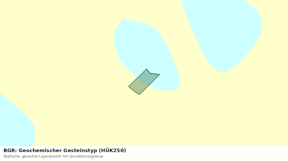 Statische Kartenansicht: BGR: Geochemischer Gesteinstyp (HÜK250)