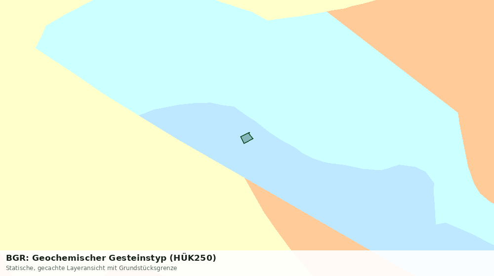 Statische Kartenansicht: BGR: Geochemischer Gesteinstyp (HÜK250)