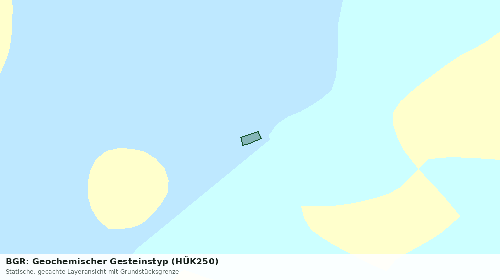 Statische Kartenansicht: BGR: Geochemischer Gesteinstyp (HÜK250)