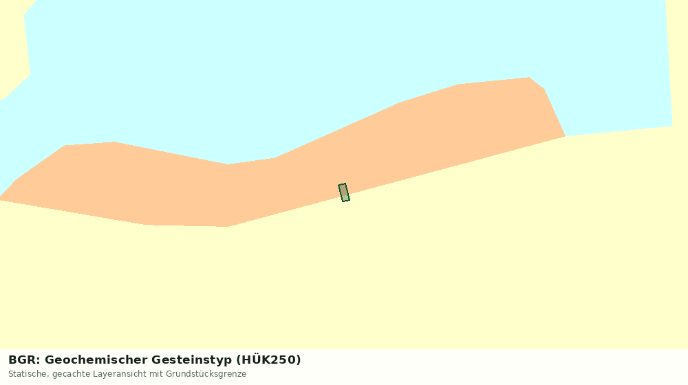 Statische Kartenansicht: BGR: Geochemischer Gesteinstyp (HÜK250)