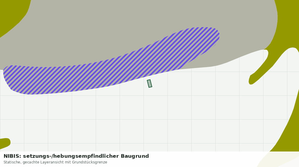 Statische Kartenansicht: NIBIS: setzungs-/hebungsempfindlicher Baugrund