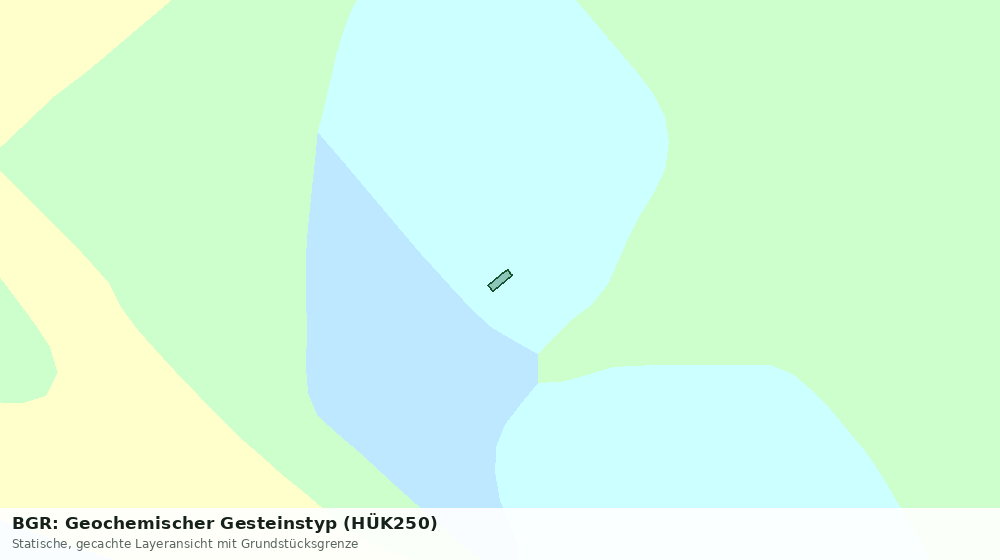 Statische Kartenansicht: BGR: Geochemischer Gesteinstyp (HÜK250)