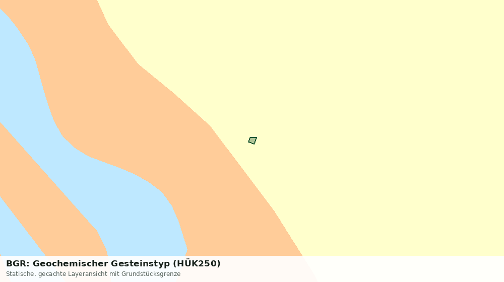 Statische Kartenansicht: BGR: Geochemischer Gesteinstyp (HÜK250)
