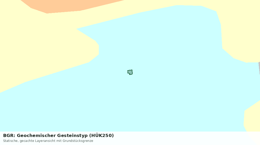 Statische Kartenansicht: BGR: Geochemischer Gesteinstyp (HÜK250)