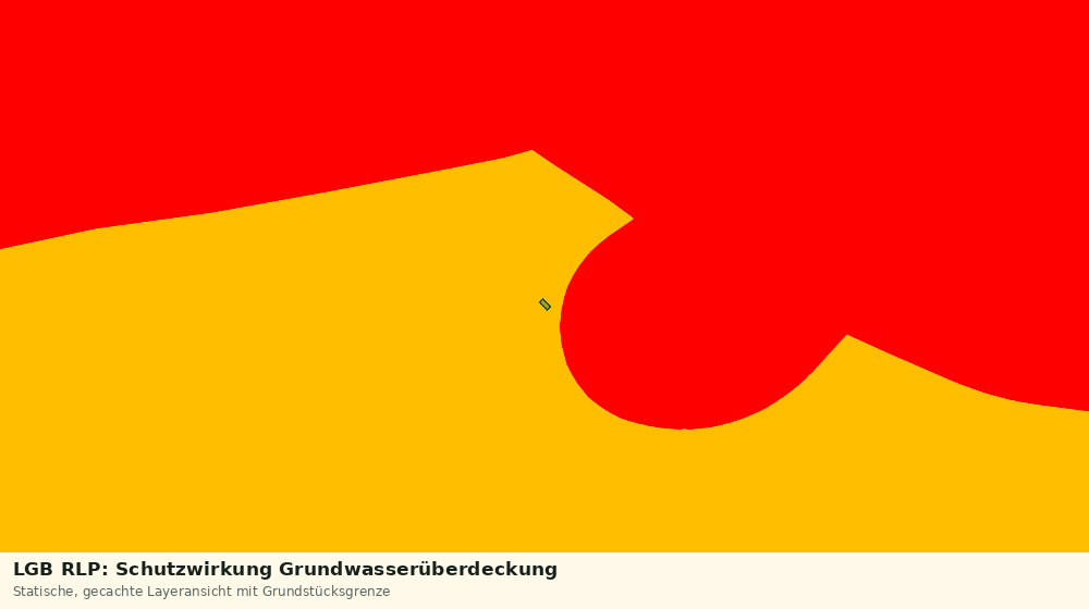 Statische Kartenansicht: LGB RLP: Schutzwirkung Grundwasserüberdeckung