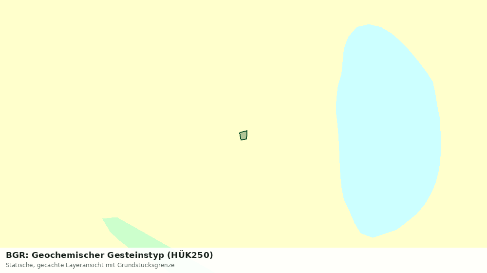 Statische Kartenansicht: BGR: Geochemischer Gesteinstyp (HÜK250)
