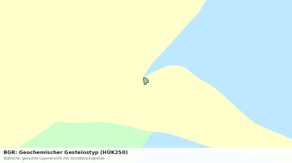 Statische Kartenansicht: BGR: Geochemischer Gesteinstyp (HÜK250)
