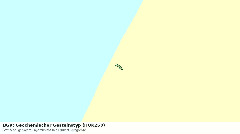 Statische Kartenansicht: BGR: Geochemischer Gesteinstyp (HÜK250)