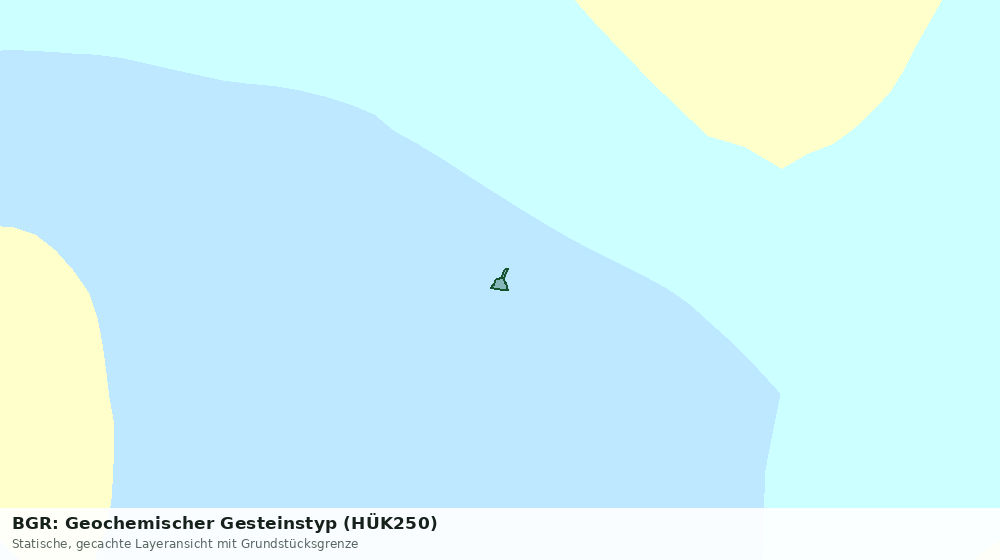 Statische Kartenansicht: BGR: Geochemischer Gesteinstyp (HÜK250)