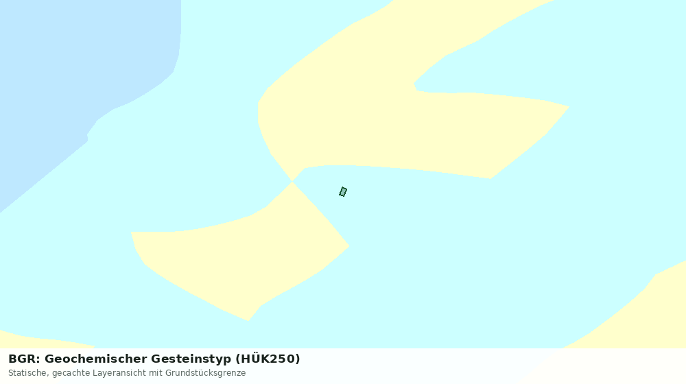 Statische Kartenansicht: BGR: Geochemischer Gesteinstyp (HÜK250)