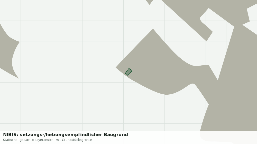 Statische Kartenansicht: NIBIS: setzungs-/hebungsempfindlicher Baugrund