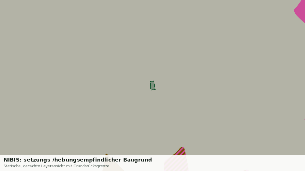 Statische Kartenansicht: NIBIS: setzungs-/hebungsempfindlicher Baugrund