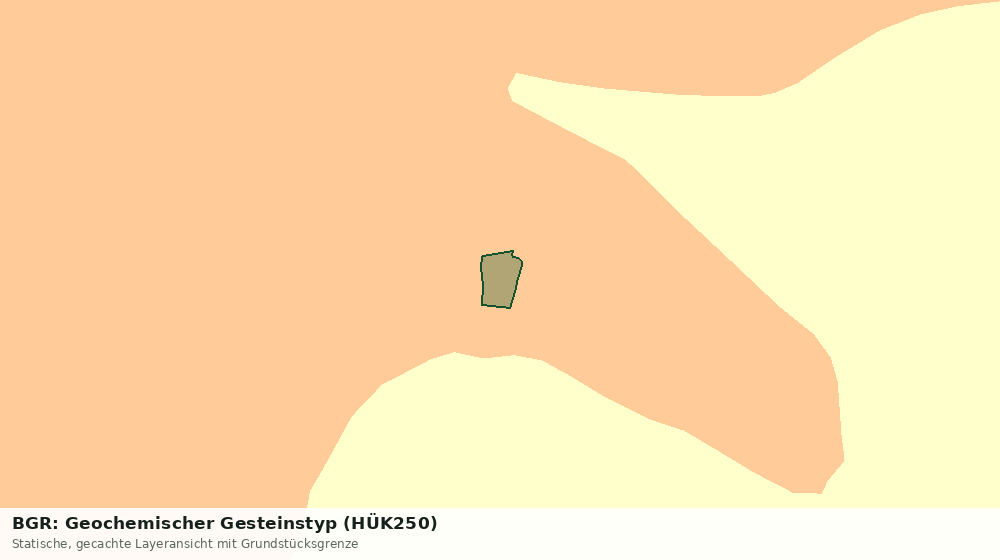 Statische Kartenansicht: BGR: Geochemischer Gesteinstyp (HÜK250)