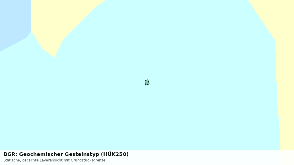 Statische Kartenansicht: BGR: Geochemischer Gesteinstyp (HÜK250)