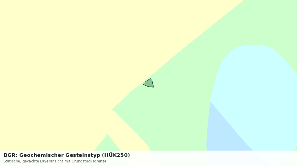 Statische Kartenansicht: BGR: Geochemischer Gesteinstyp (HÜK250)