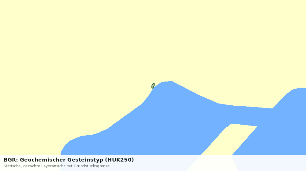 Statische Kartenansicht: BGR: Geochemischer Gesteinstyp (HÜK250)