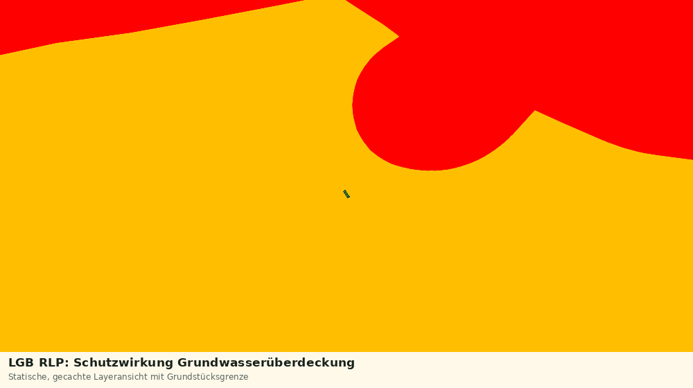 Statische Kartenansicht: LGB RLP: Schutzwirkung Grundwasserüberdeckung