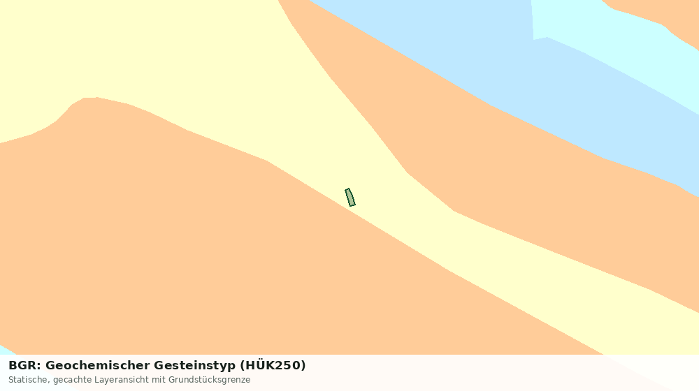 Statische Kartenansicht: BGR: Geochemischer Gesteinstyp (HÜK250)